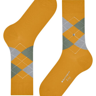 Burlington King Socks (1305 dottergelb)