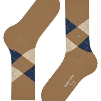 Burlington King Socks (5158 nougat)