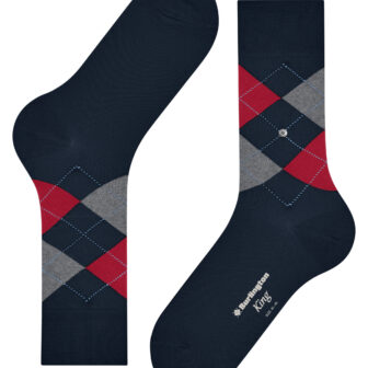 Burlington King Socks (6120 marine)