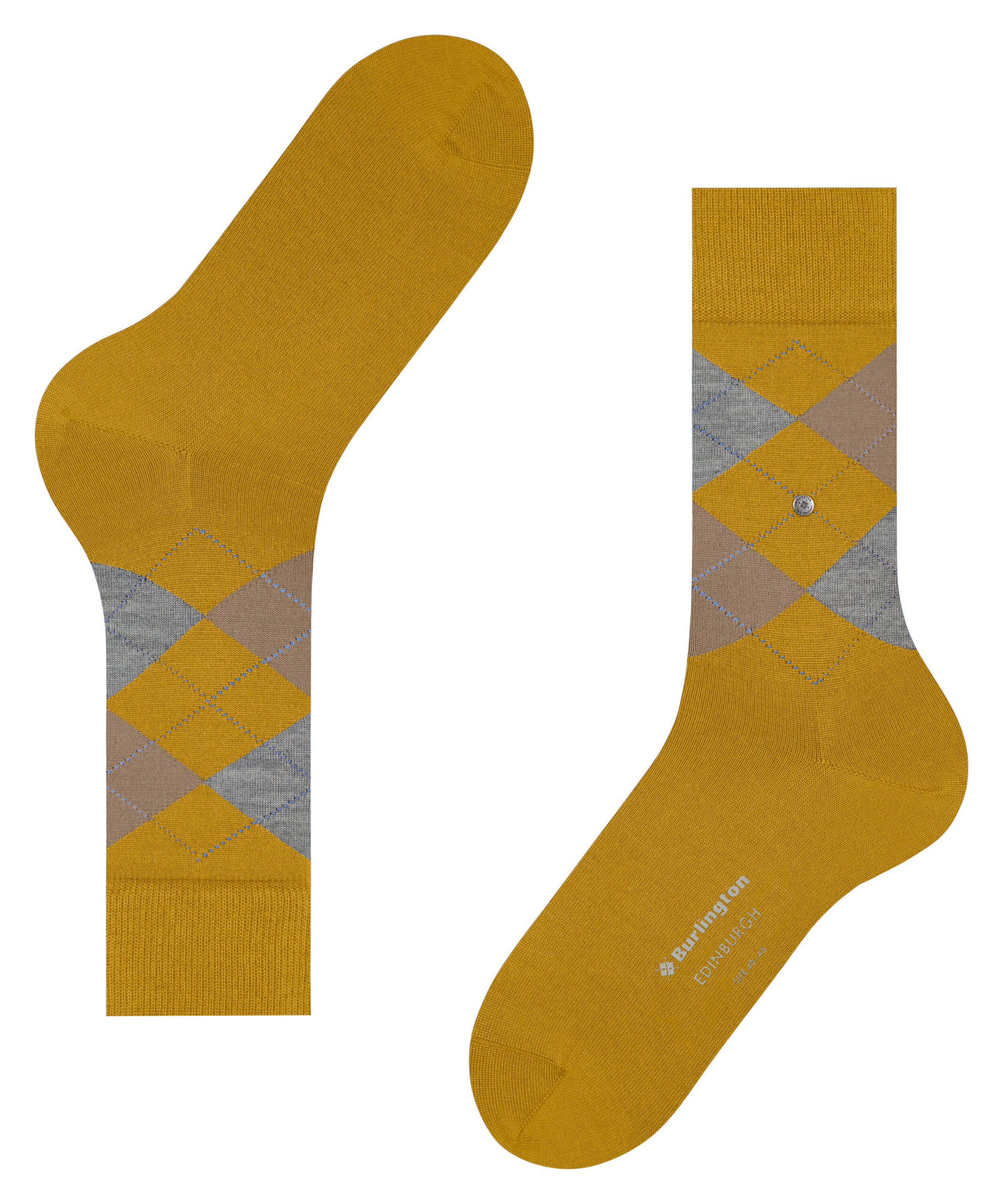 Burlington Edinburgh Socks (1590 curry)