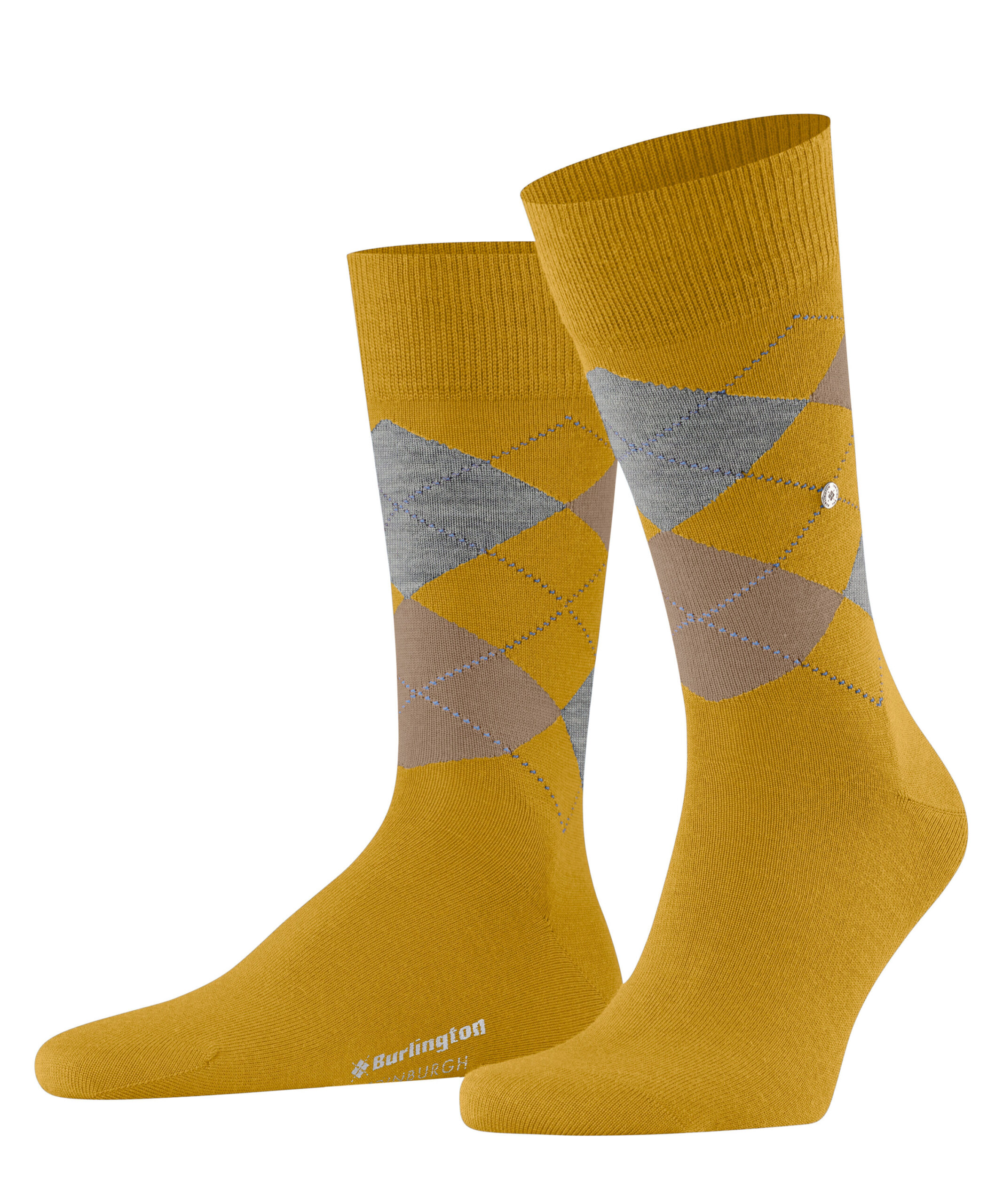 Burlington Edinburgh Socks (1590 curry) - Image 5