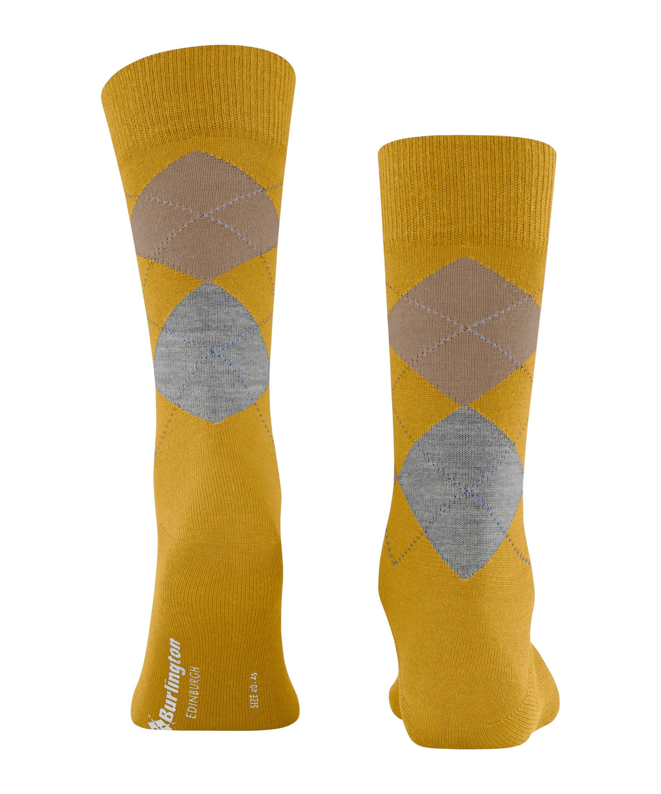 Burlington Edinburgh Socks (1590 curry) - Image 6