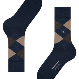Burlington Edinburgh Socks (6121 marine)