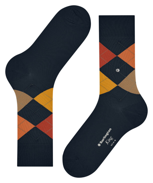 Burlington King Socks (6123 marine)