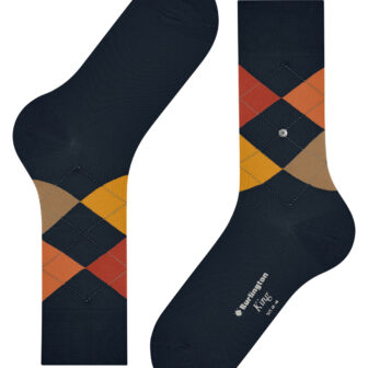 Burlington King Socks (6123 marine)