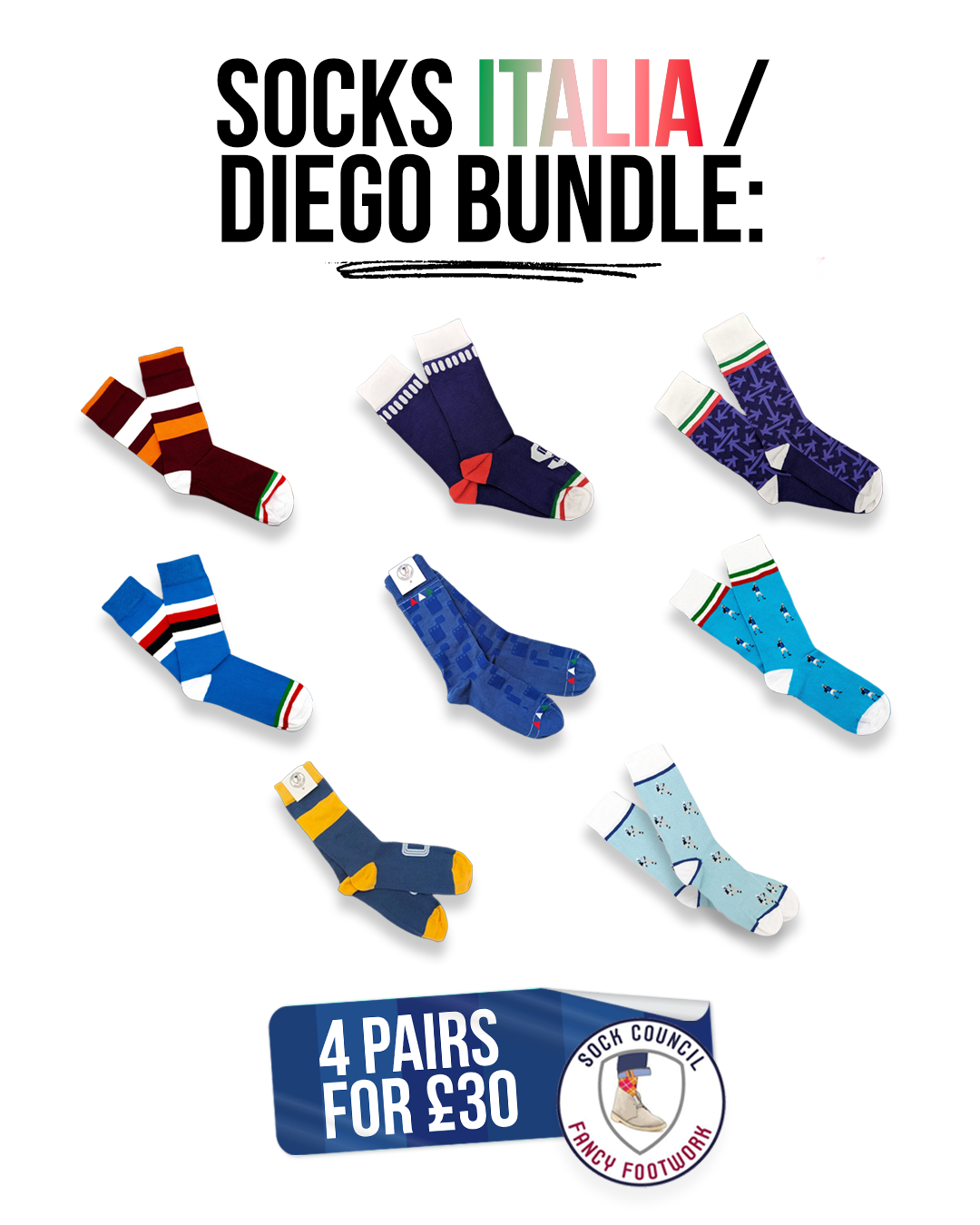 Socks Italia/Diego Bundle