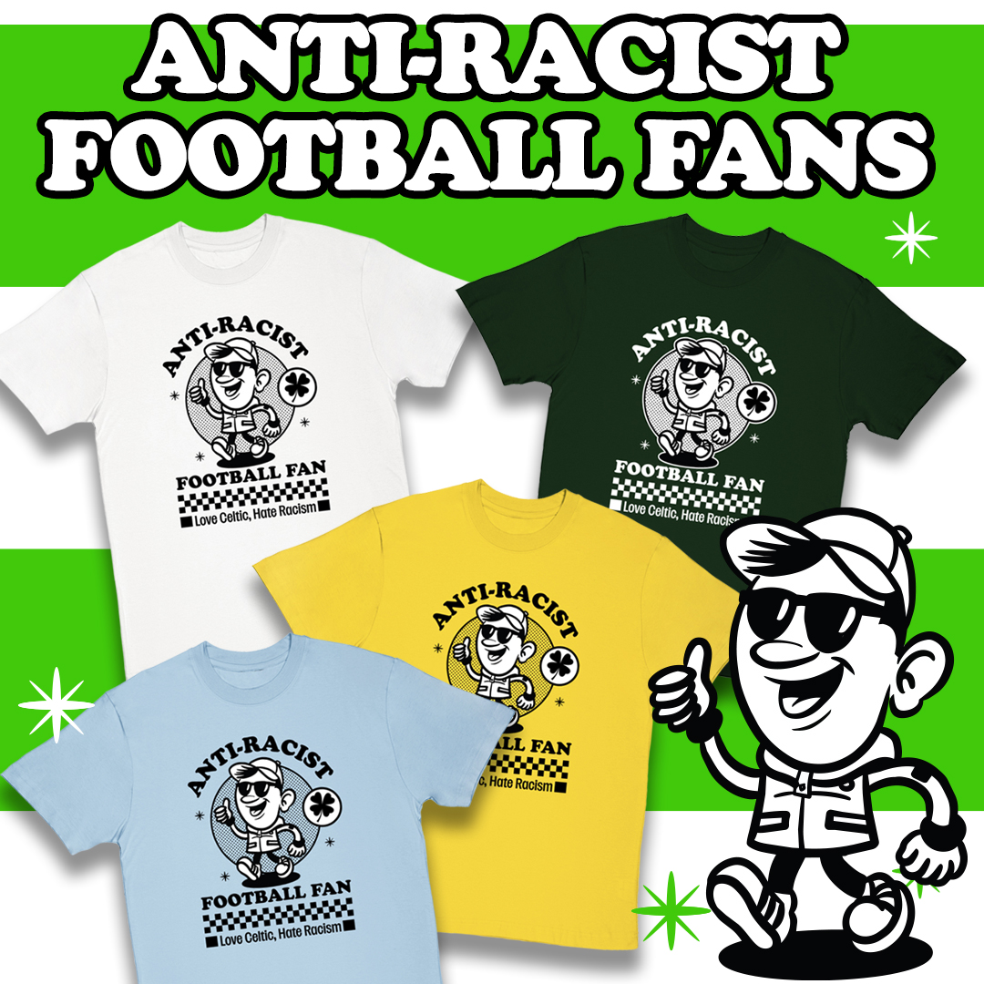 Celtic Anti-Racist Football Fan T-Shirt