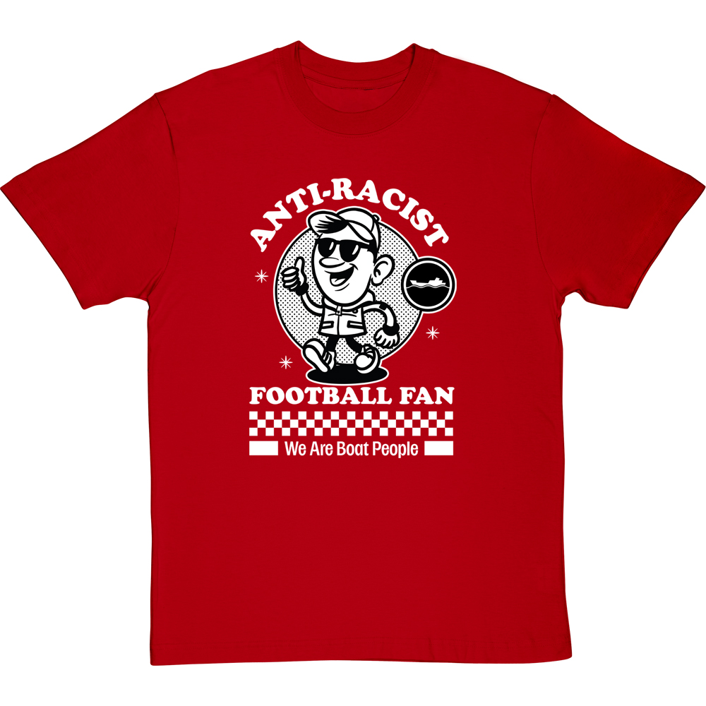Sunderland Anti-Racist Football Fan T-Shirt - Image 2